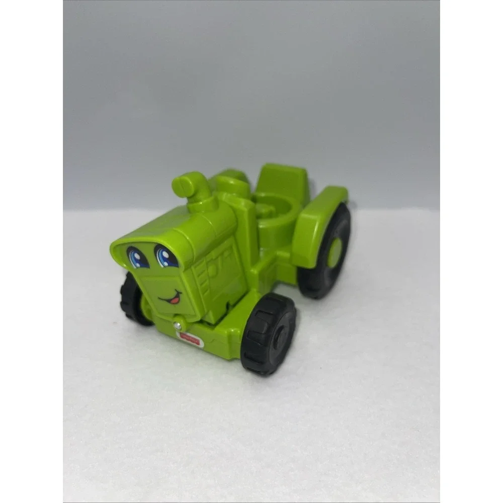 Fisher Price Little People Helpful‎ Harvester Tractor Bumble Front Toy